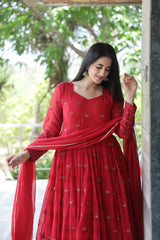 Elegant Georgette Embroidered Kurta Sets