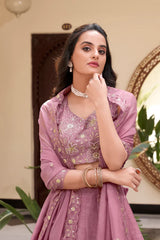 Elegant Pearl & Sequins Embroidered Lehenga Set in Multiple Fabrics & Colors