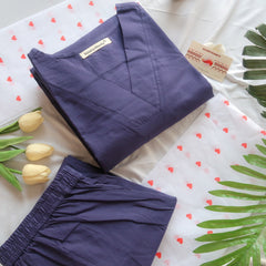 Midnight Blue Suit Set - Aaram