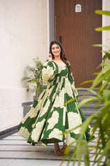 Maslin Fabric Digital Print Kurta with Micro Cotton Pants - Women's Ethnic Wear