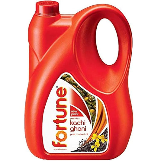 5 Ltr Jar Fortune Premium Kachi Ghani Pure Mustard Oil,