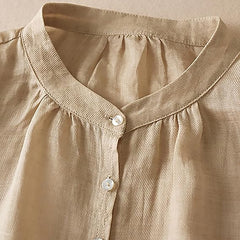 Classic Pure Cotton 3/4 Sleeve Shirt – Everyday Comfort
