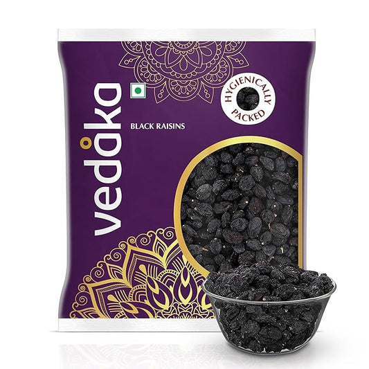 1 Kg- Vedaka Premium Black Raisins I Kali Kishmish