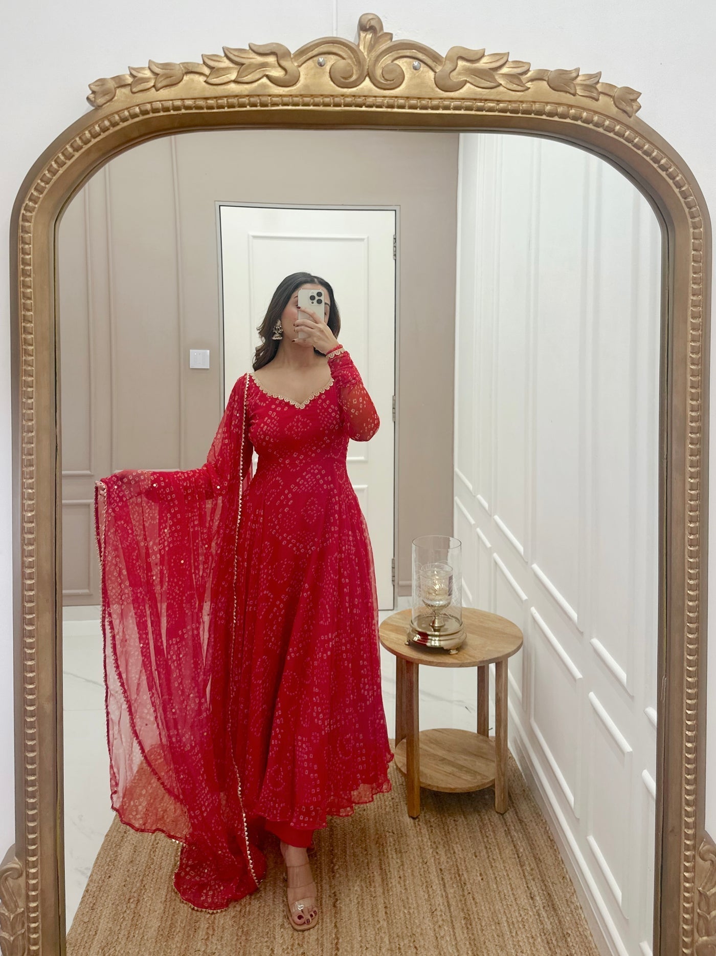 Elegant Pure Georgette Printed Anarkali Suit