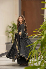 Maslin Digital Print Kurta Set with Lace Border Dupatta