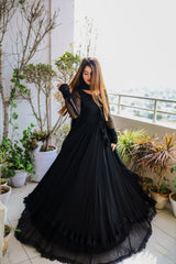 Elegant Faux Georgette Anarkali Sets