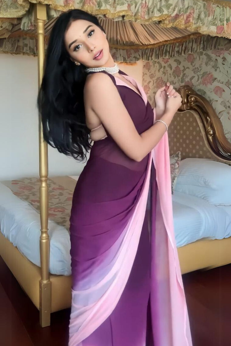 Multi Color Georgette Sarees