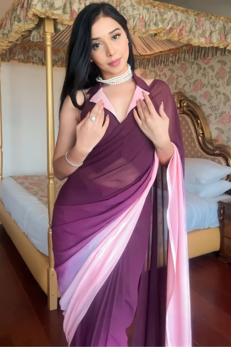 Multi Color Georgette Sarees