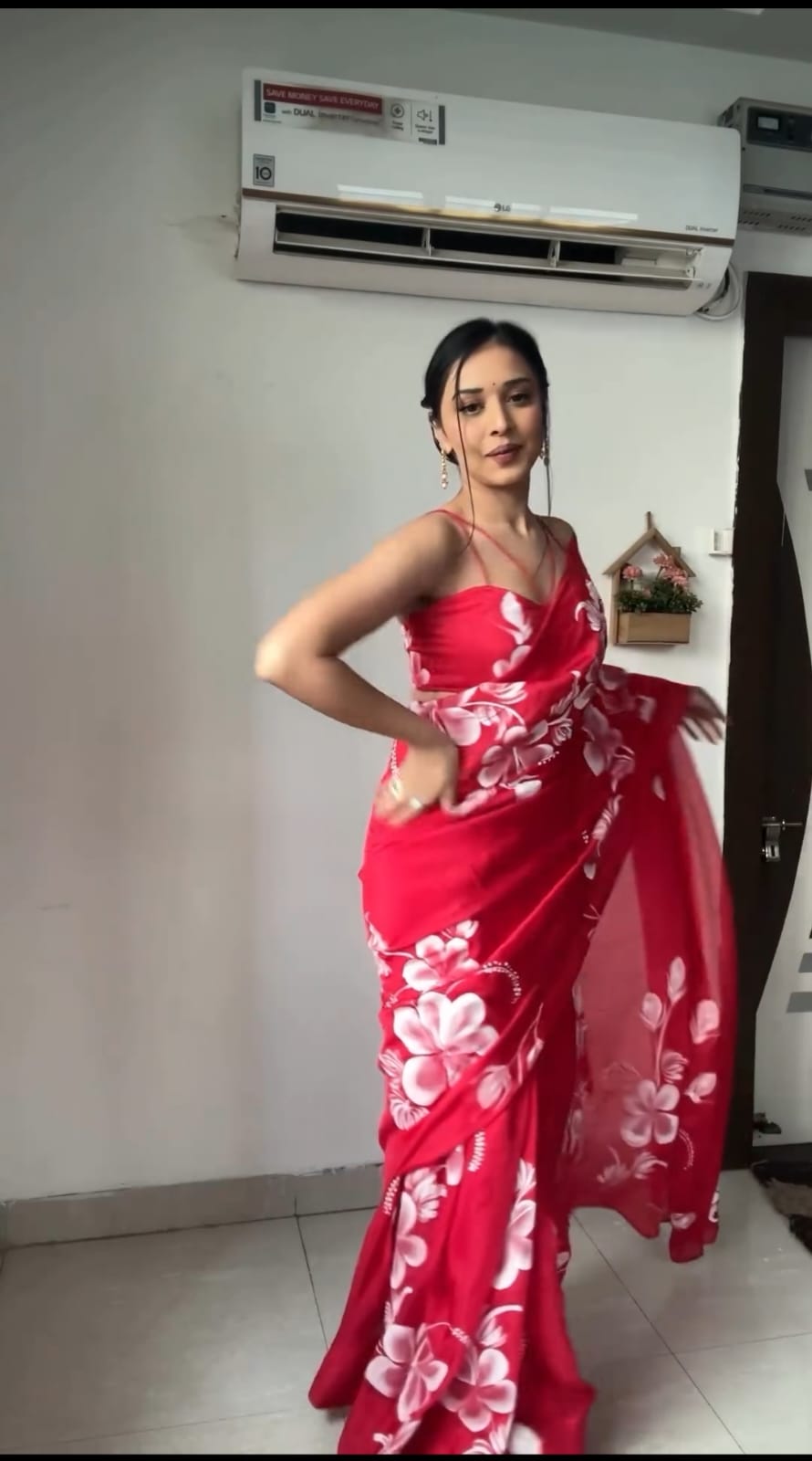 Flattering  Georgette Saree