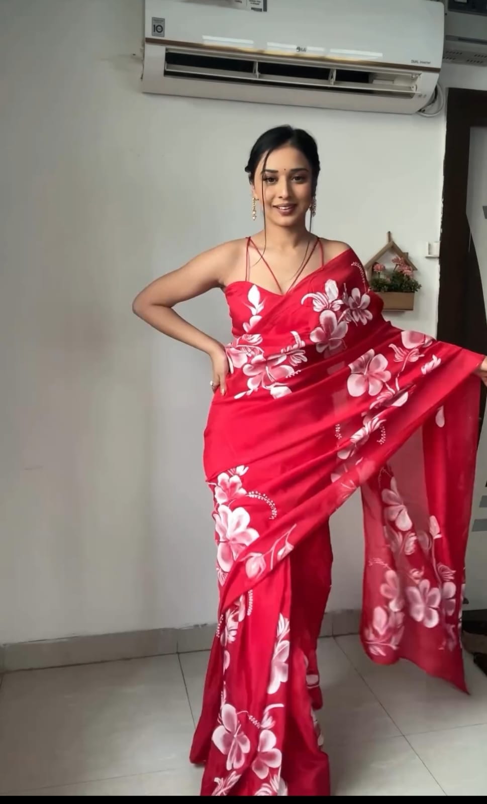 Flattering  Georgette Saree