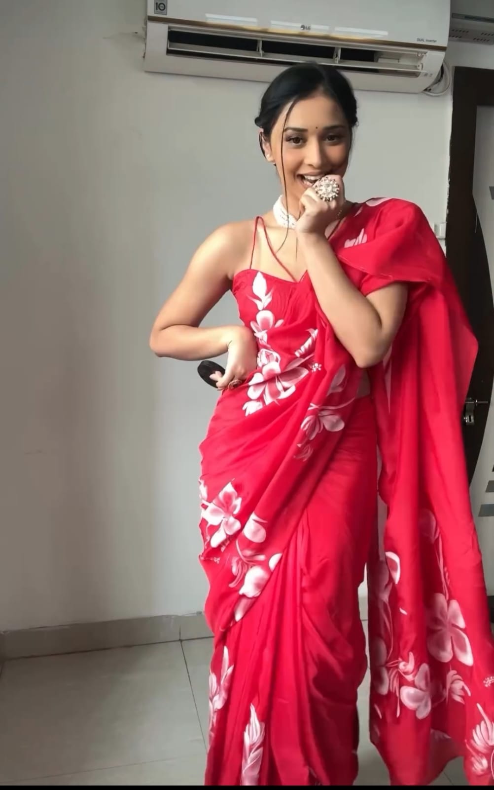 Flattering  Georgette Saree