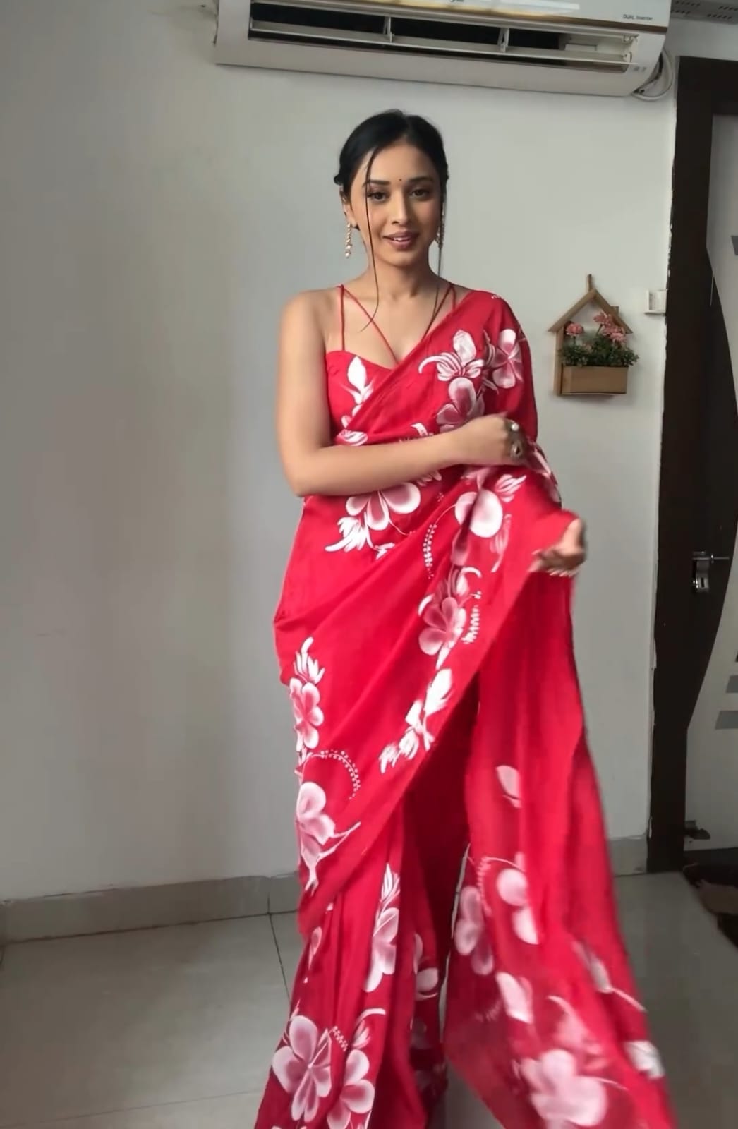 Flattering  Georgette Saree