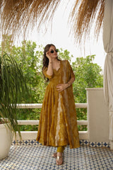 Maslin Kurta Set with Cotton Pants & Dupatta