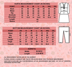 Lavender Roman Silk Embroidered Kurta Set with Trouser & Dupatta
