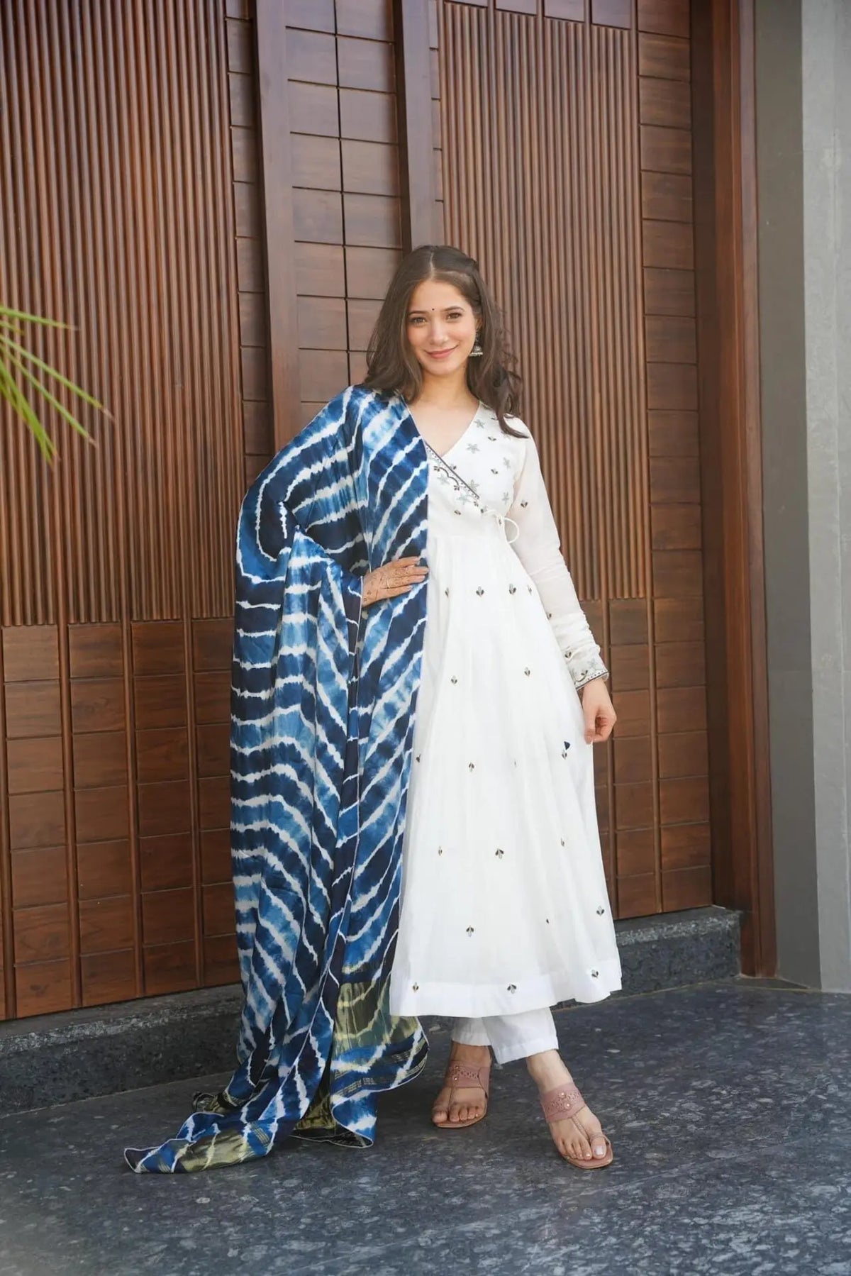 Roman Silk Kurta Set with Georgette Dupatta