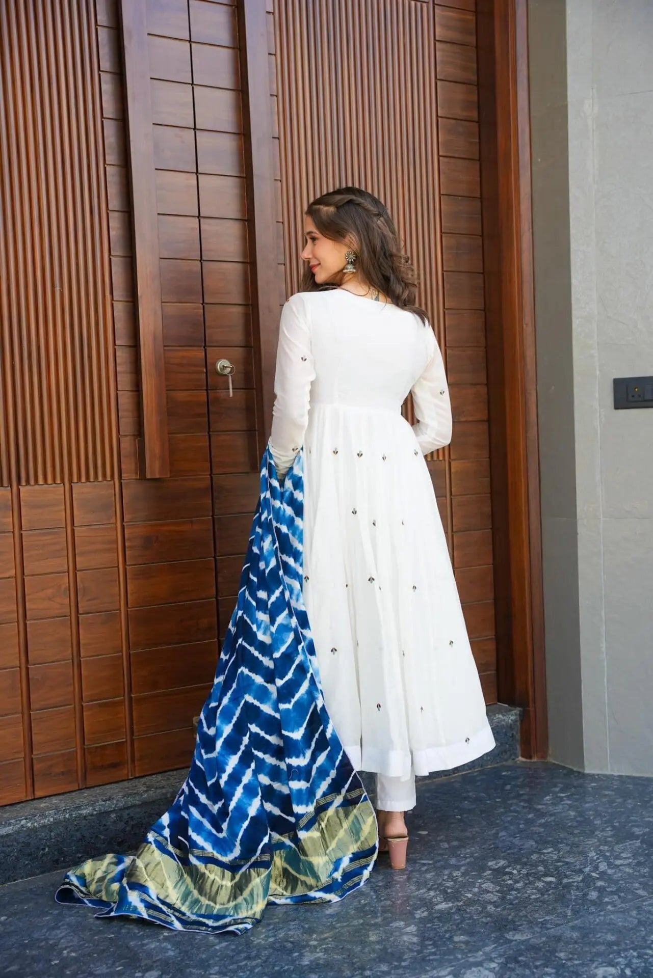 Roman Silk Kurta Set with Georgette Dupatta