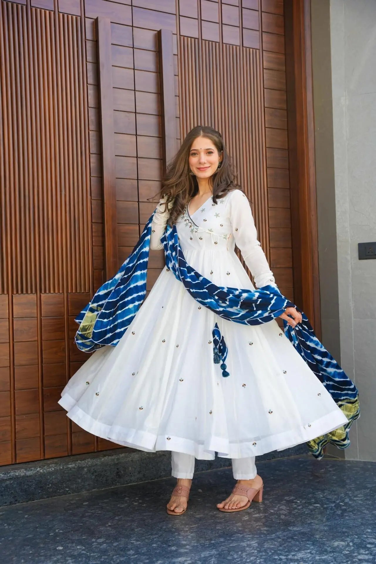 Roman Silk Kurta Set with Georgette Dupatta