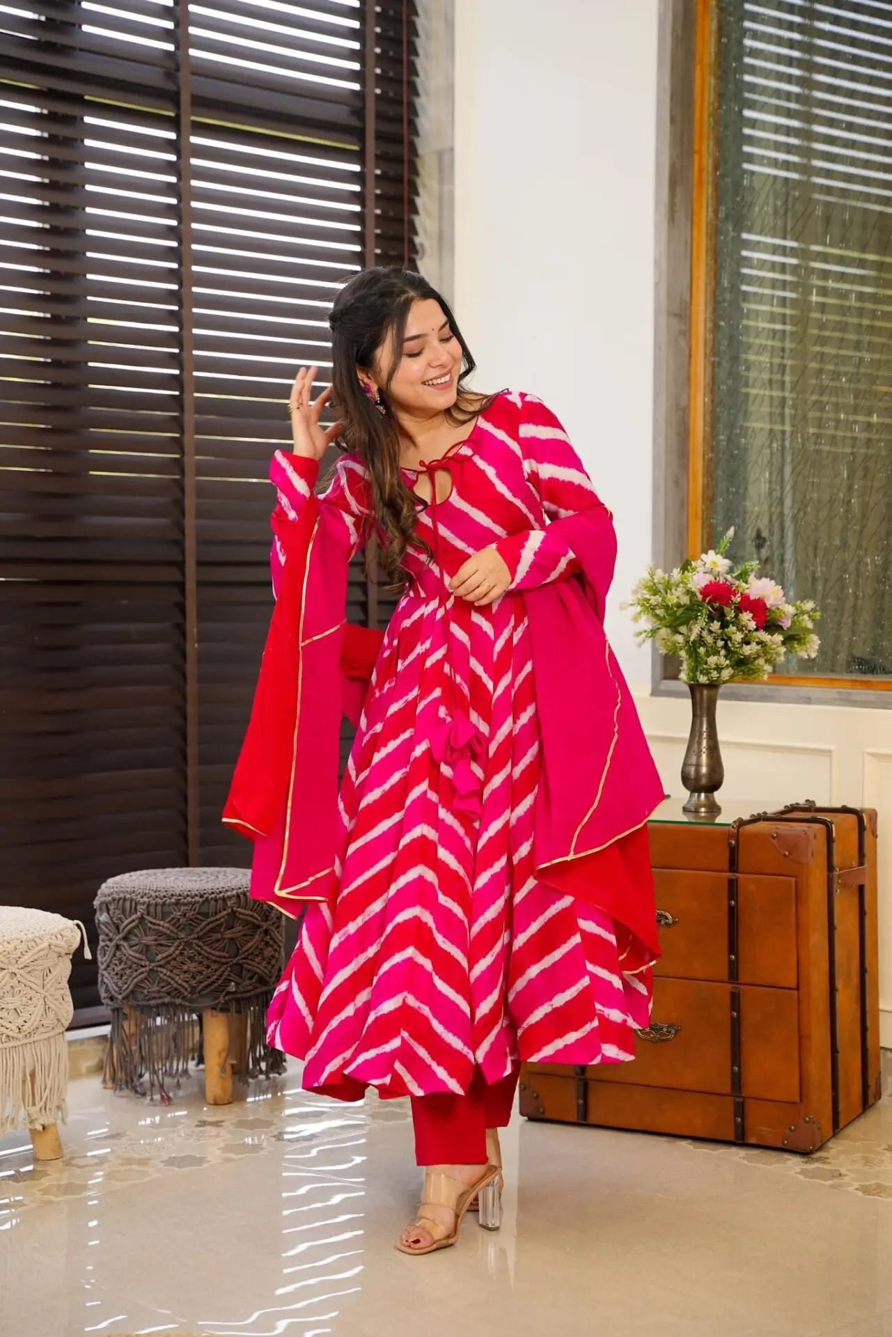 Party Wear Heavy Organza Kurta Set with Fancy Dupatta – Elegant Women’s Outfit